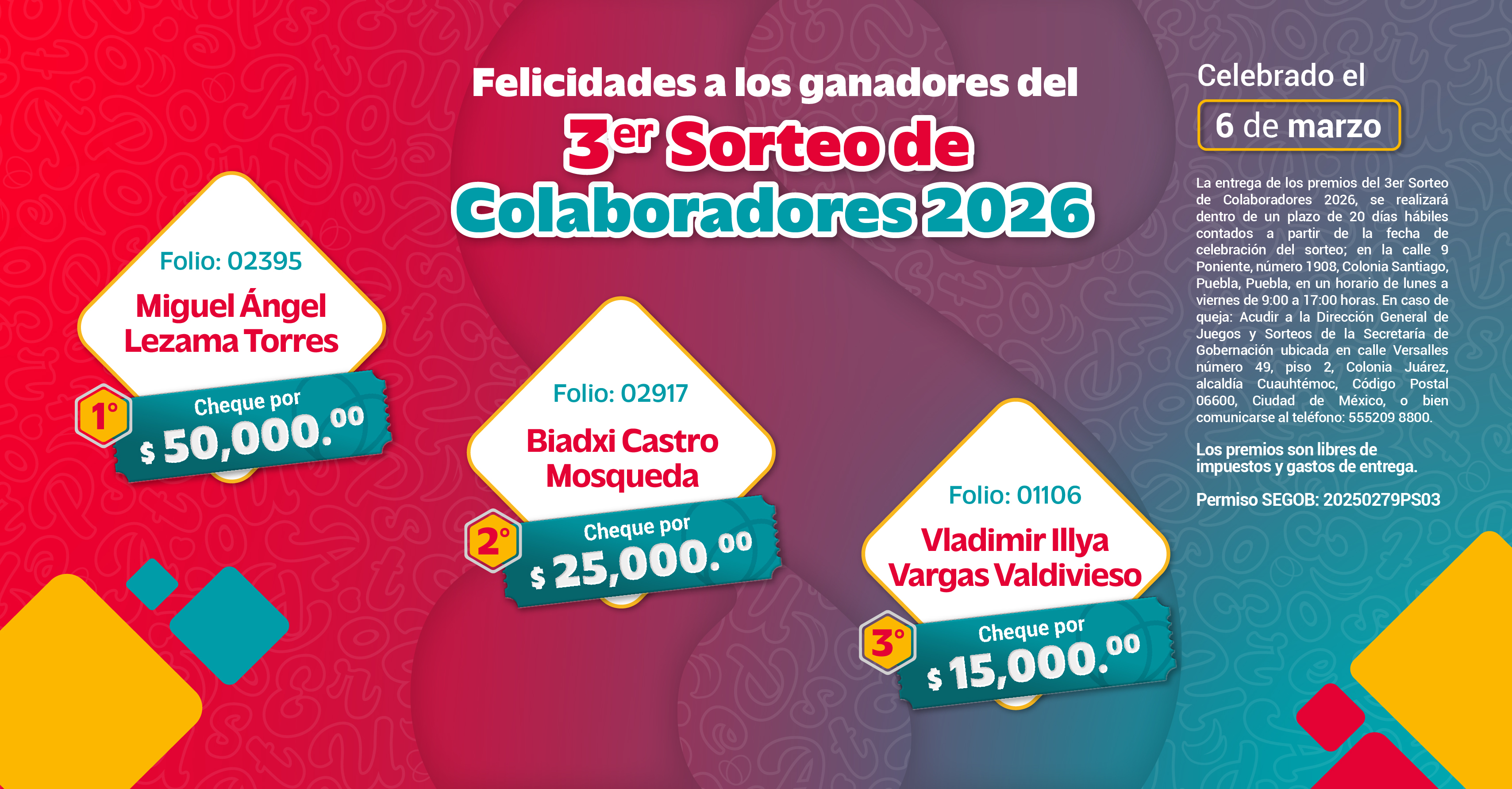 Banner Inicio Sorteo UPAEP 2026